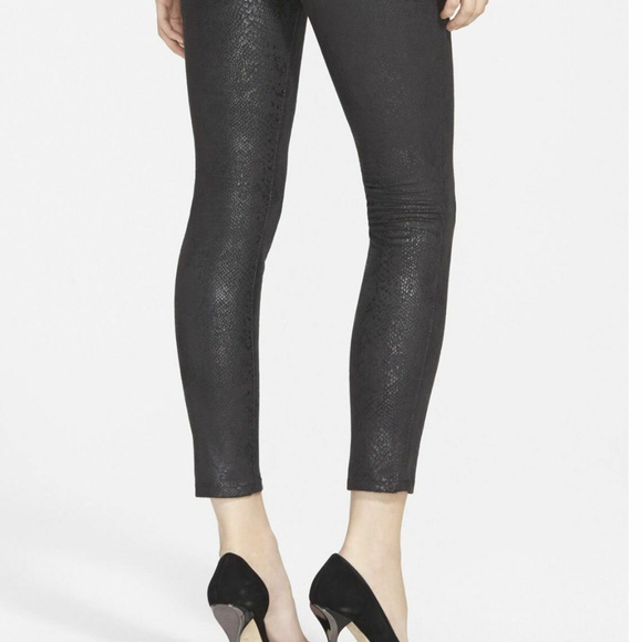 NWOT Joes Jeans Snakeskin embossed Metallic pant - Picture 4 of 5